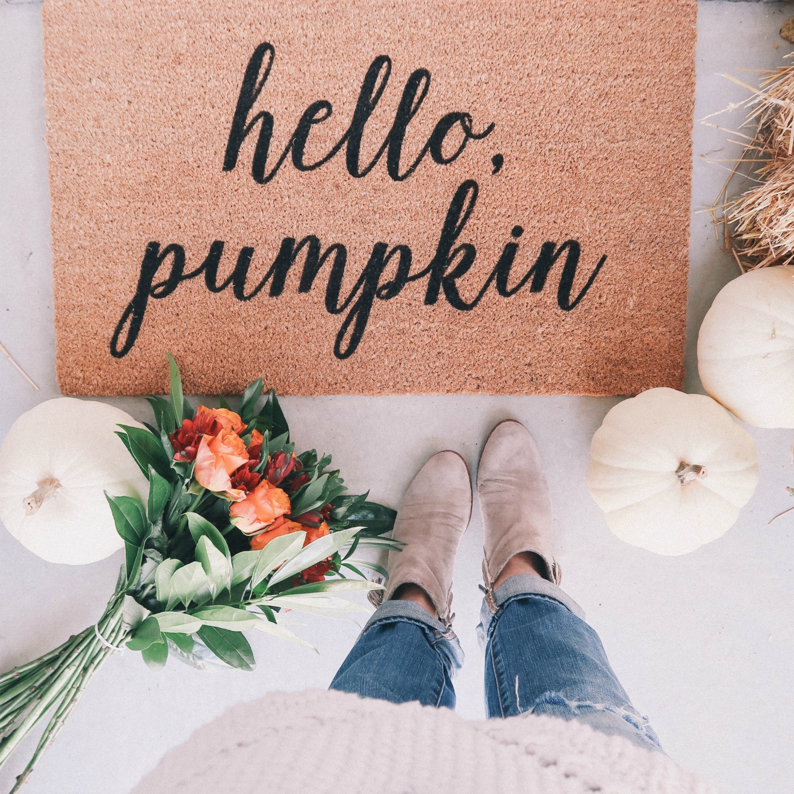 Win a Fall Doormat + A Pumpkin Recipe Roundup - Zoe With Love